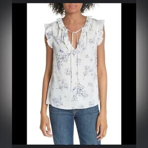Rebecca Taylor | Hydrangea Floral Blouse Size 12